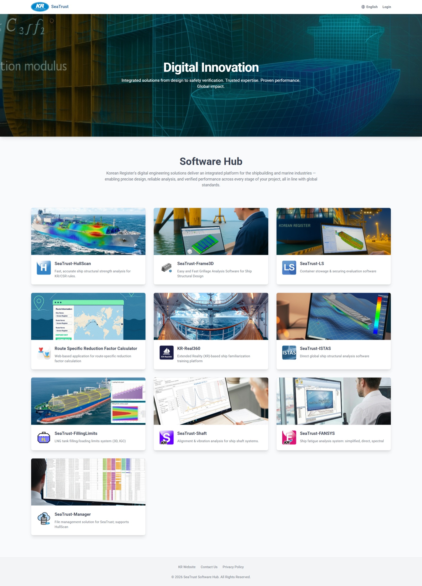 KR, AI 기반 통합 기술소프트웨어 홈페이지 ‘SeaTrust Software Hub’ 오픈